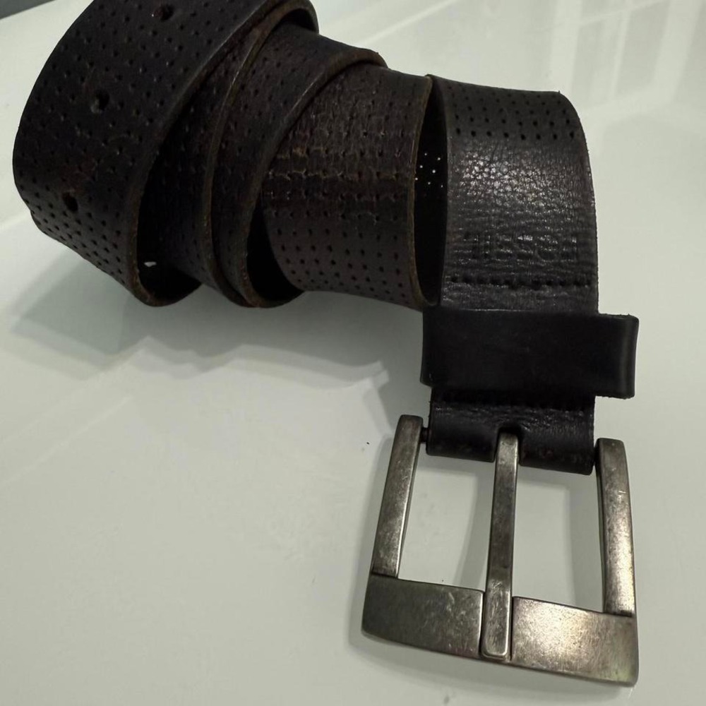 Fossil Brown leather‎ belt 36"
